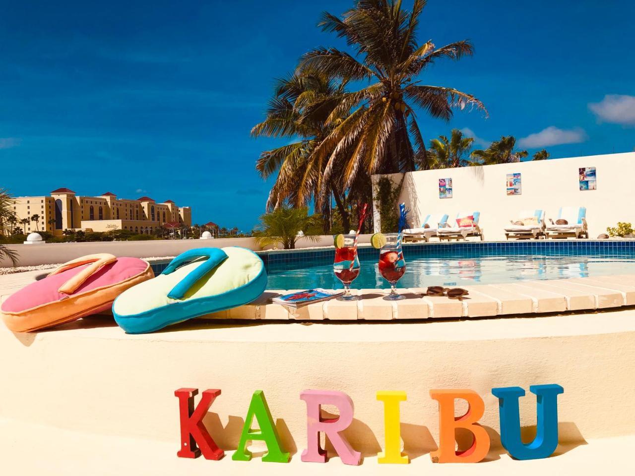 Karibu Aruba Boutique Hotel Palm Beach Luaran gambar